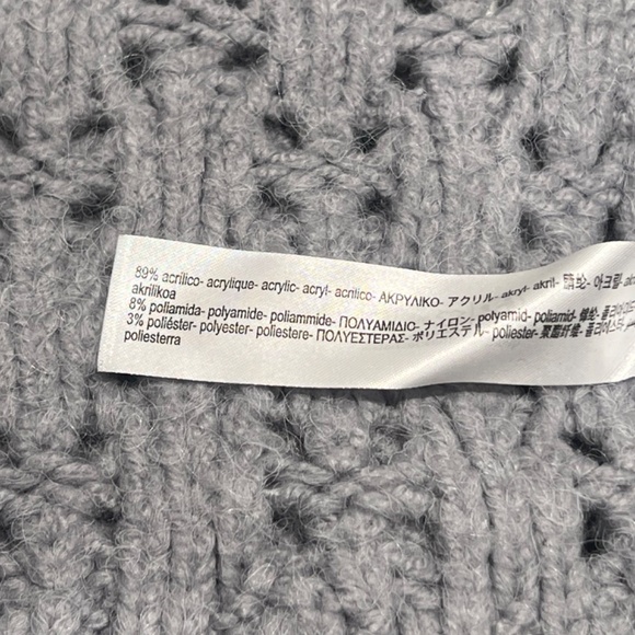 Zara Light Grey Knit Top - Picture 5 of 5